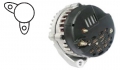 Lichtmaschine 12V/115A f.Iskra AAN5132 11203115 1516443R 0111540802 0101549402 0101540502 0101540102 A0111540802 A0101549402 A01