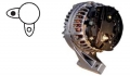 Lichtmaschine ACR 12V/120A f.Denso 102211-0500 1022110500 9472908 9459092 9459077 8602276 8601841 8601699 8251655 8251071