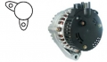 Lichtmaschine 12V/80A f.Iskra AAK5329 11203054 1516404R K9617842980 9617842980 9617842980 3140065G00 9631318380 9624141480 96211