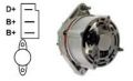 Lichtmaschine 12V/65A f.Valeo 9AR2566 Iskra AAG1310 11201095  Lucas NAB302 24123A 23865A  Massey Ferguson 1897264M91 3637264R91