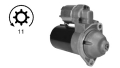 Anlasser ACR 12V/1,1kw 11z Bosch Neu 0001107046 0001107040 0001107107 58401760 58402180 58402440 293762
