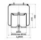 Luftfederbalg 4913NP02(Conti) Scania 001379392 001440294 01379392 01440294