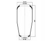 Luftfederbalg 884N(Conti) MAN F2000 F90 81.43601.0108 81.43601.0106 81.43601.0069 81.43601.0066