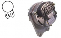 Lichtmaschine 12V/55A f.Fiat 7711092 7704356 46472225 46231650 63321165 63320094 AAK4174 11201355 A125-55T A125-55E A12555T A125