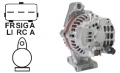Lichtmaschine 12V/90A f.Ford 2S6T10300DE 2S6T10300DD 2S6T10300DC 2S6T10300DB 2S6T10300DA 2S6T10300CB 1592234  C40118300B C401183