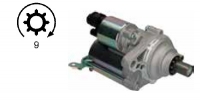Anlasser 12V/1.2kw 9z f.Honda  31200-RJH-E01 31200-RDB-A01  SM442-46 SM442-33 31200-RJH-E01 31200-RDB-A01