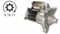 Anlasser 12V/1,1kW 9,10,11z f. Peugeot 9619310280 9615519880 9613230280 9613015980 96035033 95667754 95656487  0001107063 000110