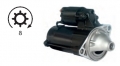 Anlasser 12V/ 0,8kw 8z f. Chevrolet  428000-1570 228000-7161 228000-7160 228000-5481 228000-5480 228000-4641 228000-4640