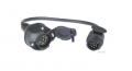Adapter Steckdose 12V von 13polig auf WeSt Stecker Kabellänge 500mm 51276512