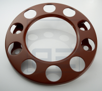 Radzierblende Stahl grundiert rot 22,5