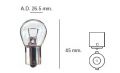 Glühlampe 12V/18W BA15s f.Blink- Brems-,Nebel-u.Rückfahrleuchte (10Stück) 89901107