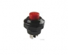 Druckknopfschalter Rot 12V/24V Ein/Aus Flachsteckanschluss 2x6,3mm Enbau 22,5mm 70468260 81.25503.0039