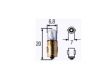 Glühlampe Anzeigelampe J 24V/3W BA7s (10Stück) 89901121